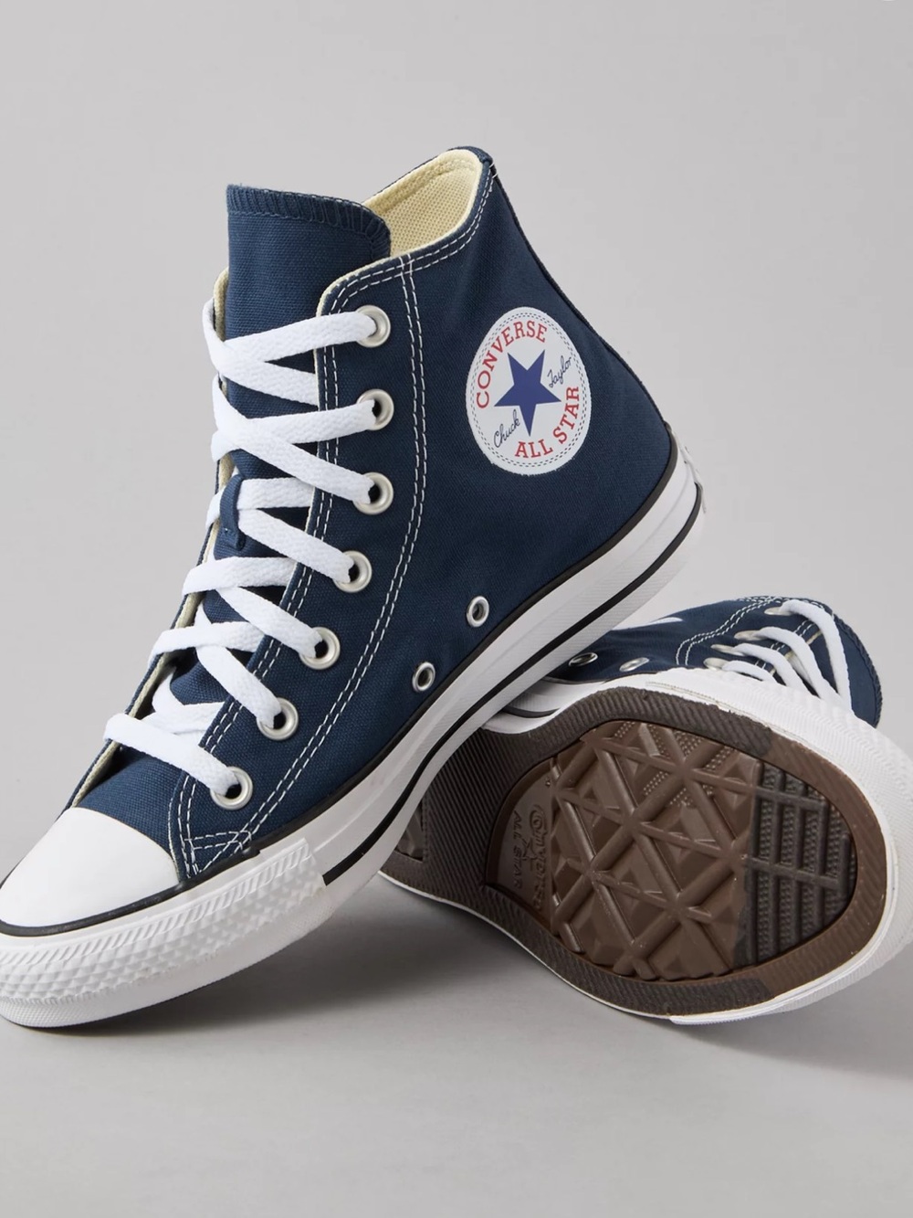Converse Navy Blue High Top Sneakers